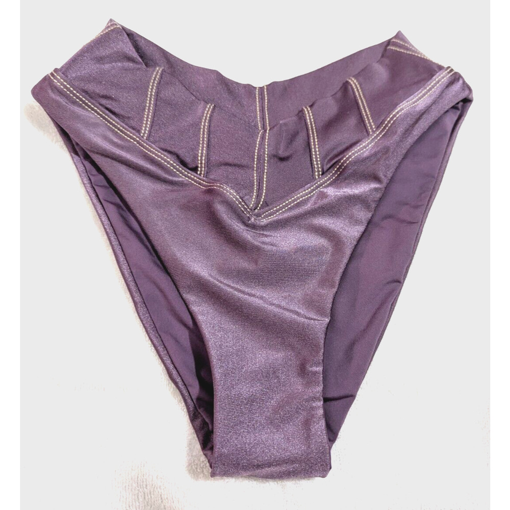BECCA Purple High-Waist Bikini Bottom